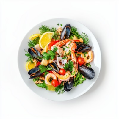 Фирменное блюдо Морской гриль прованс - купить в Кунбатаре