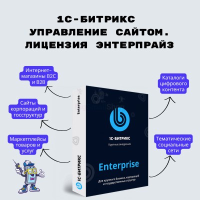 1С-Битрикс: Управление сайтом. Лицензия Энтерпрайз - купить в Кунбатаре